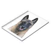 Belgier Malinois Notizbuch Notizblock (Linke Seite)