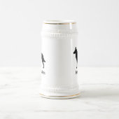 Belgier Malinois Silhouette Bierglas (Mittel)