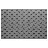 Belgier Malinois Silhouette-Muster Stoff (Fat Quarter (45,7 x 55,9 cm))