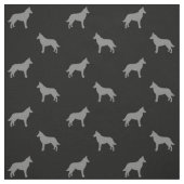 Belgier Malinois Silhouette-Muster Stoff (Muster)