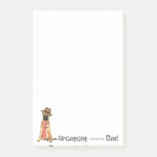 Belgier Malinois Vater Post-it Klebezettel