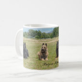 Belgier Shepherds Kaffee-Tasse Kaffeetasse (Vorderseite Links)