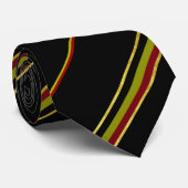 Belgier stripes Flagge Krawatte (Gerollt)