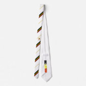 Belgier stripes Flagge Krawatte (Rückseite)