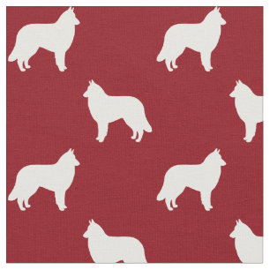 Belgier Tervuren Silhouette-Muster Stoff