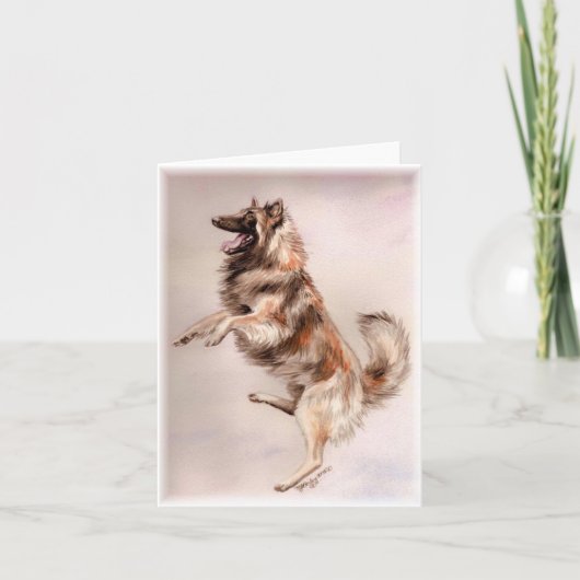 Belgier Tervuren springen! Karte (Vorderseite)