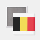 Belgique - België - Belgien Flag Magnet (Vorderseite/Rückseite)