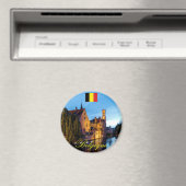 Belgique Medieval Brügge - Pro Foto Magnet (In Situ (Geschirrspüler))