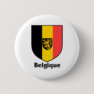 Belgique-Wappen-/Belgien-Flagge Button