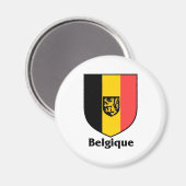 Belgique, Wappen/Belgien Magnet (Vorderseite/Rückseite)