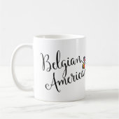 Belgisch American Entwined Hearts Tasse (Links)