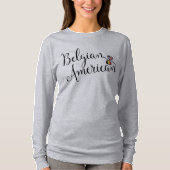 Belgisch American Entwinted Hearts Tee Shirt (Vorderseite)
