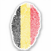 Belgisch Aufkleber (Vorderseite)