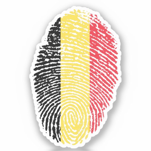 Belgisch Aufkleber (Vorderseite)