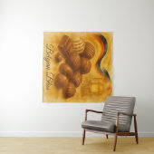 Belgisch Bliss-elegante belgische Schokolade Wandteppich (Beispiel (Horizontal))