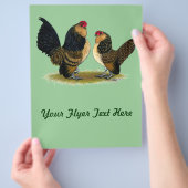 Belgisch d'Anvers Bantams: Quail Flyer (Hand)