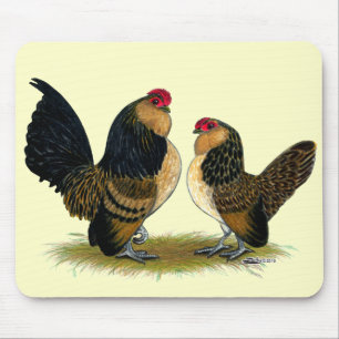 Belgisch d'Anvers Bantams: Quail Mousepad