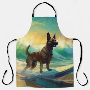 Belgisch Malinoi Beach Surfmalerei Schürze