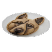 Belgisch Malinoi Dog 3D Inspiriert Schneidebrett (Ecke)