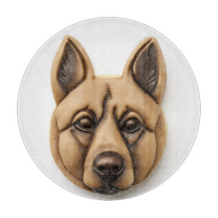 Belgisch Malinoi Dog 3D Inspiriert Schneidebrett