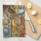 Belgisch Malinoi Feiertag Backen: Feierliche Weihn Geschirrtuch (Viertel Falte)