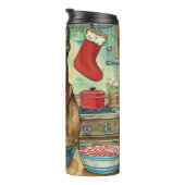 Belgisch Malinoi Feiertag Backen: Feierliche Weihn Thermosbecher (Nach rechts gedreht)