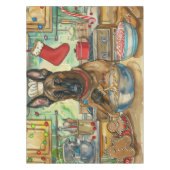 Belgisch Malinoi Feiertag Backen: Feierliche Weihn Tischdecke (Vorderseite)