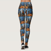 Belgisch Malinoi Halloween Spooky Leggings (Rückseite)