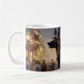 Belgisch Malinoi Weihnachtsfeiertage Kaffeetasse (Links)