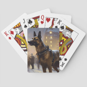 Belgisch Malinoi Weihnachtsfeiertage Spielkarten