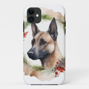 Belgisch Malinoi Weihnachtsschrei Festlicher Papi Case-Mate iPhone Hülle