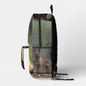 Belgisch Malinois Bedruckter Rucksack (Rechts)