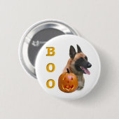 Belgisch Malinois Boo Button (Vorne & Hinten)