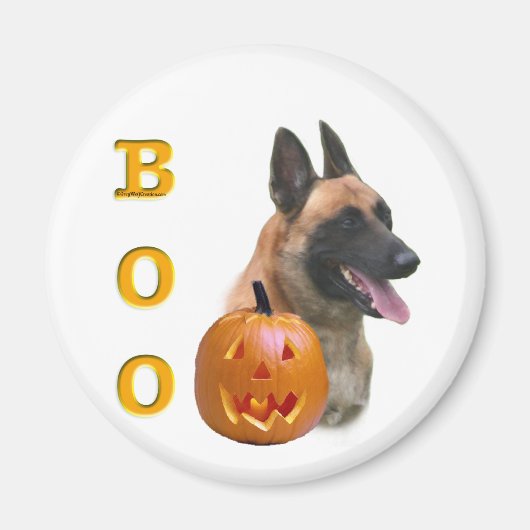 Belgisch Malinois Boo Magnet (Vorne)