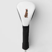 Belgisch Malinois Christmas Lights Xmas Dog Lover Golf Headcover (Vorderseite)