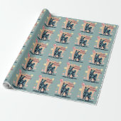 Belgisch Malinois Dog Colorful Geschenkpapier (Ungerollt)
