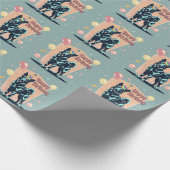 Belgisch Malinois Dog Colorful Geschenkpapier (Ecke)