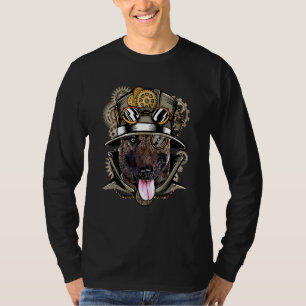Belgisch Malinois Dog Mittelalterliche Viktorianis T-Shirt