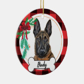 Belgisch Malinois Dog Ornament (Rechts)