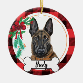 Belgisch Malinois Dog Ornament