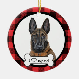 Belgisch Malinois Dog Ornament