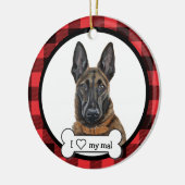 Belgisch Malinois Dog Ornament (Links)
