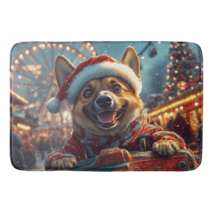 Belgisch Malinois Dog Roller Untersetzer Weihnacht Badematte