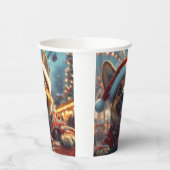 Belgisch Malinois Dog Roller Untersetzer Weihnacht Pappbecher (Links)