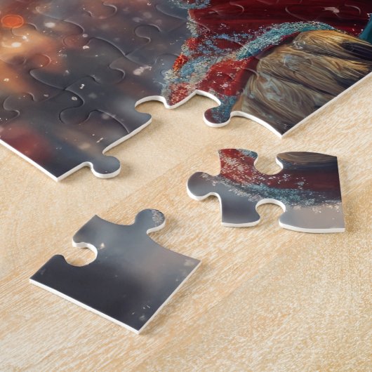 Belgisch Malinois Dog Roller Untersetzer Weihnacht Puzzle (Seite)