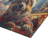 Belgisch Malinois Dog Roller Untersetzer Weihnacht Schneidebrett (Ecke)