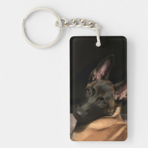 Belgisch Malinois Dog Schlüsselanhänger