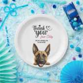 Belgisch Malinois Dog Wedding Cocktail Pappteller (Party)
