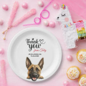 Belgisch Malinois Dog Wedding Cocktail Pappteller (Party)