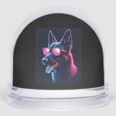 Belgisch Malinois Dogs Belgischer Malinois-T - Shi Schneekugeln (Vorderseite)